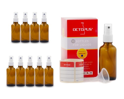 Braunglasflaschen 50ml - 10,