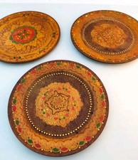 3 alte russische Wandteller