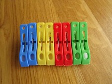 Strandtücher Wäsche Klammern aus Kunststoff 8 Stück