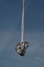 1 Hühnergott von Hiddensee - Lochstein-Anhänger als Ostsee-Talisman -20- Glück