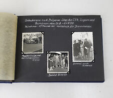 altes Fotoalbum mit 70 alten Fotos 1958 Urlaub Bulgarien über CSR Ungarn (N)