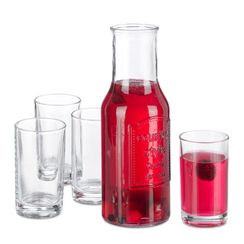 Wasserkaraffe set mit gläsern - wasserkaraffe,
