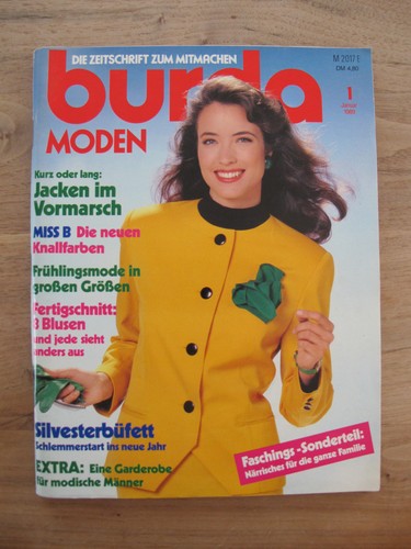 Burda moden ausgabe 1989 - burda,