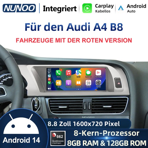 Android carplay für audi - 8.8"android,