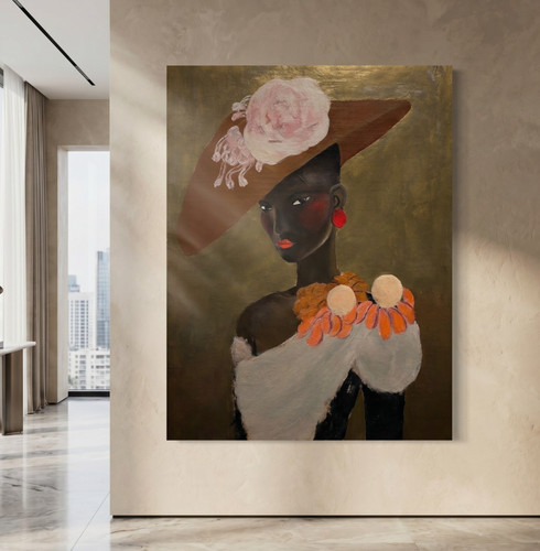 Wandbild afrikanische frau - afrikanische,