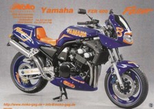 P + YAMAHA FZR 600 Fazer + von GSG Mototechnik + Prospekt + 4 Seiten + aus 2001