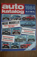 auto katalog ams Auto Katalog Nr.27 1984