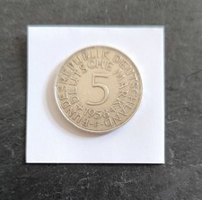 BRD Rar Selten 5 DM 1958F Silbermünze 0.625