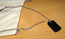 FOSSIL Herrenhalskette Herrenkette Edelstahl schwarz silberfarben JOF0057699 NEU