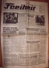 Dessau 26.7.1989 Zeitung