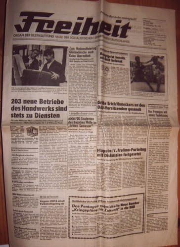 Dessau 1989 zeitung - dessau,