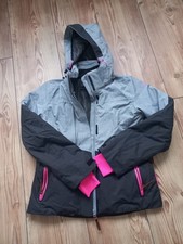 *ICEPEAK* Winterjacke Skijacke Damen Göße 38 Schwarz Grau Pink Sehr Gut erhalten