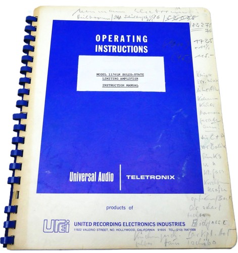 Urei teletronix universal - urei,
