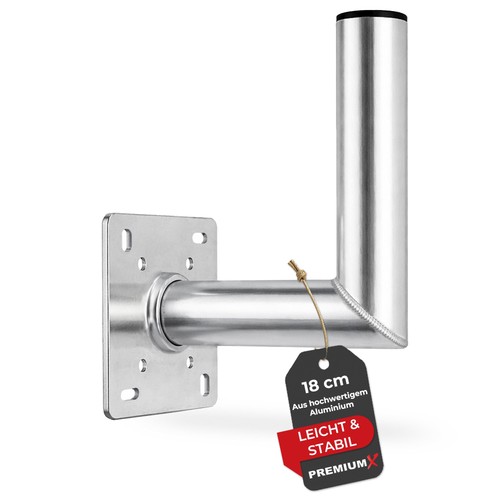 Premiumx 18cm wandhalter alu - 18cm,