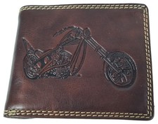 Echt Leder Geldbeutel Motorrad