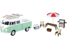 VW T1 Bus DoKa Pritsche grün