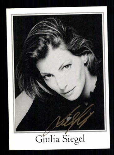 Giulia siegel autogrammkarte - giulia,