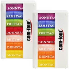 2x Medikamentendosierer 7 Tage