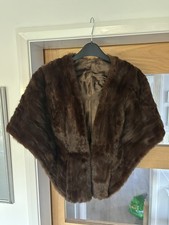 Vintage Damen Fell Stola aus