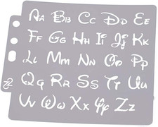 Alphabet Buchstabe Schablonen