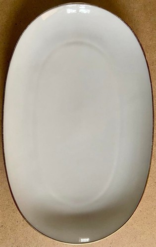 Ovale porzellan servierplatte - ovale, porzellan-servierplatte