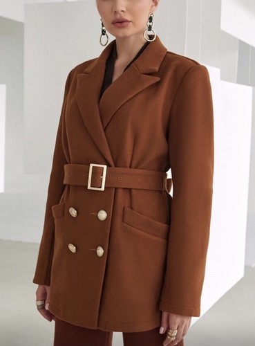 Blazer jacke mit gürtel - mit,