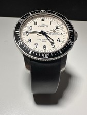 Fortis b42 day date white - fortis, white/blue