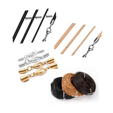 17CM - 80CM LEDER HALSKETTE