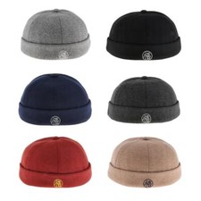 Dockermütze Herren Winter verstellbar Retro Wollfilz Leon