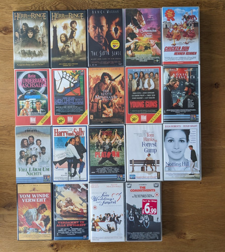 Vhs kassetten sammlung - vhs,