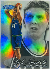 Dirk Nowitzki - Mavericks 1998-99 Fleer Flair Showcase Power Row 3 Rookie #16