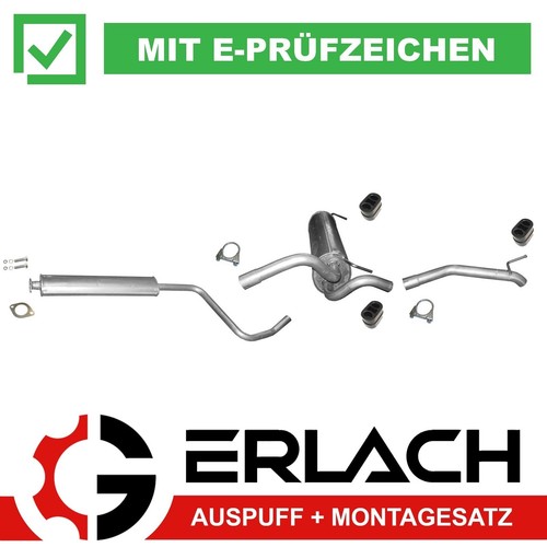 Auspuffanlage für opel - auspuffanlage,