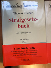 Thomas Fischer StGB-Kommentar, Strafgesetzbuch, 70. Auflage 2023 !TOP-ZUSTAND!