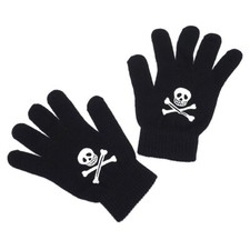 SCHWARZE TOTENKOPF HANDSCHUHE