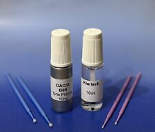 Lackstift-Set DACIA D69 Platingrau met. / Gris-Platine, 2 x 10ml + 4 Lacktupfer