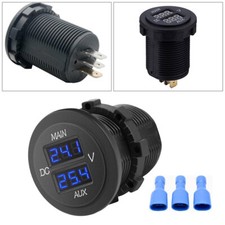DC 12V-24V Auto Dual Voltmeter