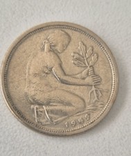 50 pfennig 1949 bank deutscher