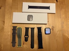 Apple Watch Series 9 GPS + Cellular LTE 45mm Edelstahl Silber Nike Sportloop