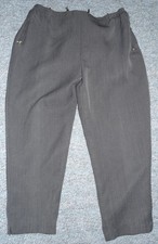 Damenhose dunkelgrau Größe 27/28 mit Gummizugbund