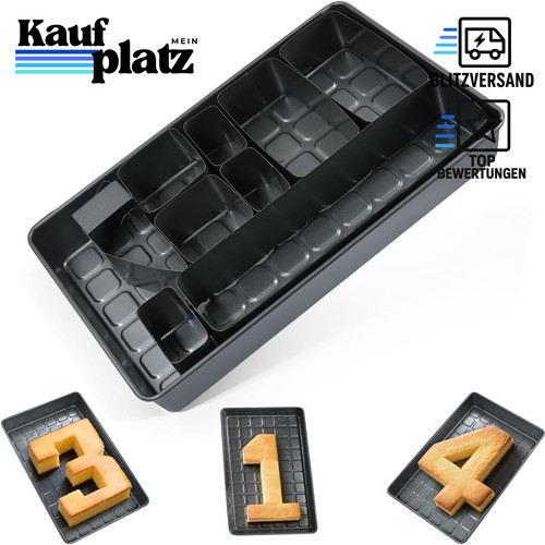 Backformen set zahlen - backformen,
