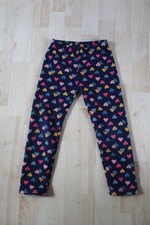 Mädchen * warme dicke Leggings * Herzen * Größe 104