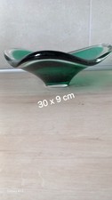 Deko Glasschale WMF COLOR 50er 30cm groß 1,8kg schwer Kristallglas Gebr.sehr gut