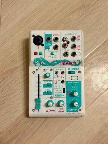 Yamaha ag03 miku audio - yamaha,