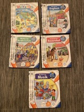 5 Tiptoi Bücher ab 4 (Weltatlas, Englisch, Straßenverkehr, Bauernhof, Musik) ￼