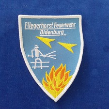 Bundeswehrfeuerwehr Aufnäher Fliegerhorst Feuerwehr Oldenburg Patch  #AUKFW