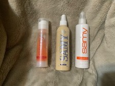 Samy muscle hair spray and 2