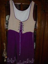 Dirndl Karneval fliederfarben