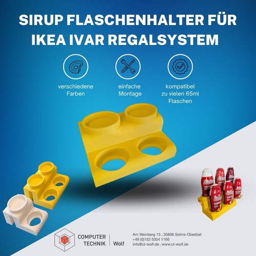 Sirupflaschen-Halterung