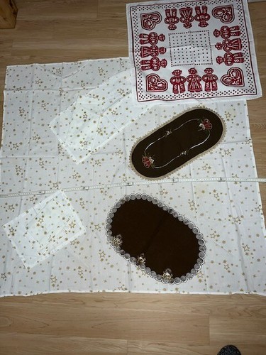 Weihnachtsdeckchen braune - , w