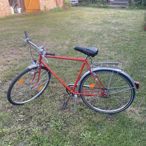 Mifa fahrraf rot silber - mifa, 28